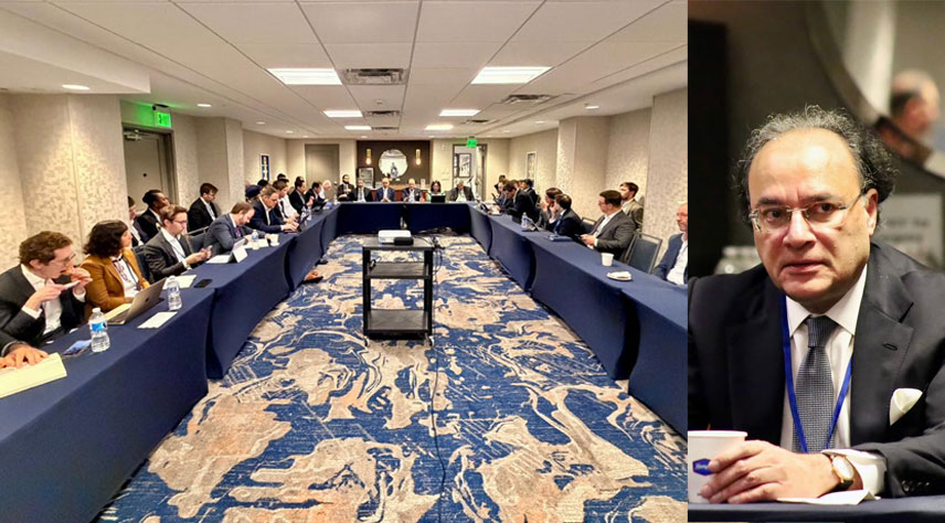 وزیر خزانہ محمد اورنگزیب کی جیفریز انٹرنیشنل کے زیر اہتمام سرمایہ کاروں کے اجلاس میں شرکت