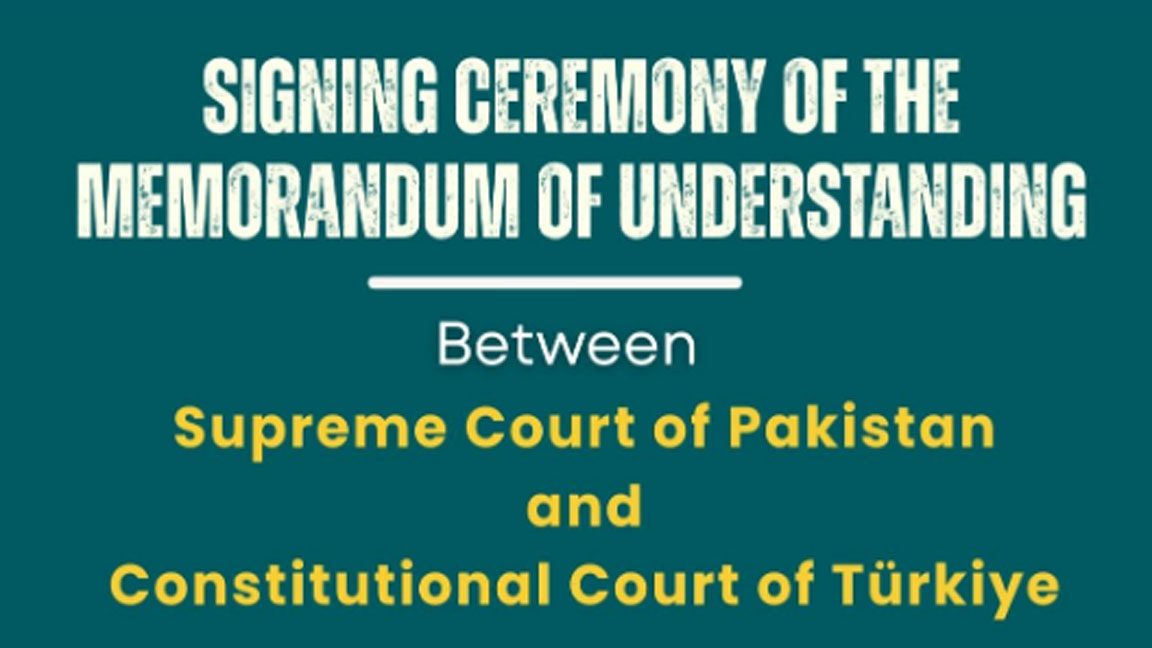 پاکستان اور ترکیہ آج عدالتی تعاون کے سلسلے میں مفاہمت کی یادداشت پر دستخط کریں گے