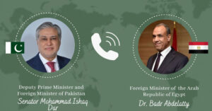 نائب وزیراعظم کا امن کے فروغ کیلئے پاکستان کے عزم کا اعادہ